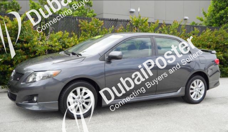 2009 Toyota Corolla S 4dr Sedan 4A Full Automatic with Remote Key AED 38,000