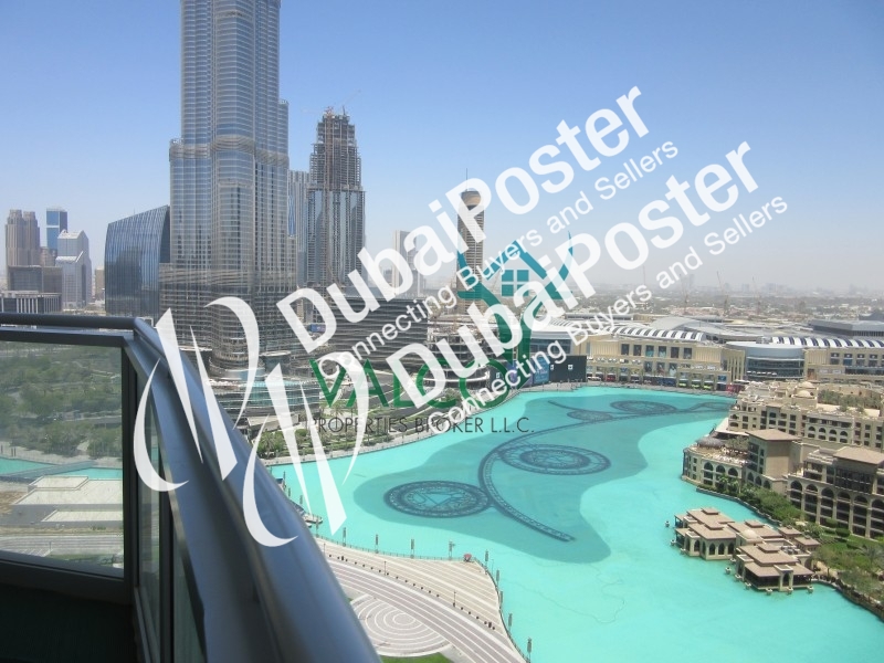 Best 2 B/R in The Residences 3   Very high floor   Full Fountain and Burj Khaliffa view