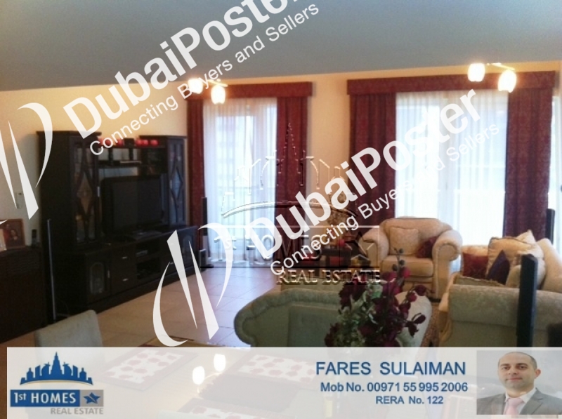 3BR+M+L with Full Park and Lake View in Dubai Arch Tower